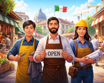 在意大利，华人群体每3人就有1人当老板