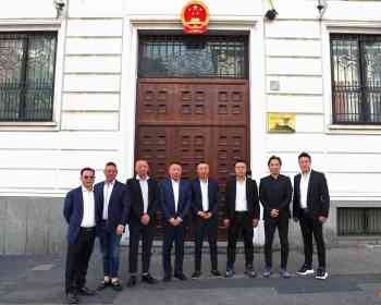 意大利米兰文成同乡会拜访中国驻米兰总领事馆