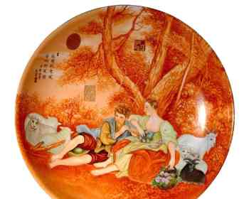 瓷绘载万象，炉火定千秋 —— 论郎世宁对中西绘画体系的陶瓷终极升华